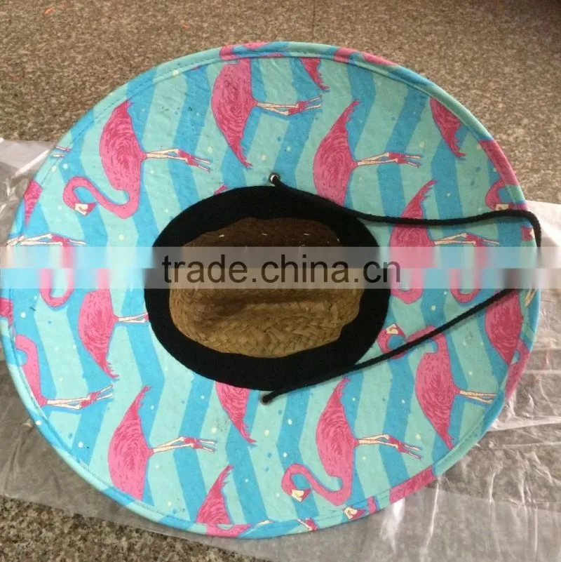 lifeguard straw hat