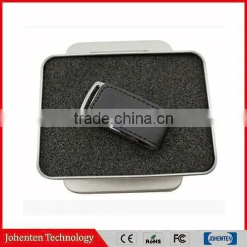 USB2.0 Factory directly sale Leather USB Flash Drive Memory Flash Stick