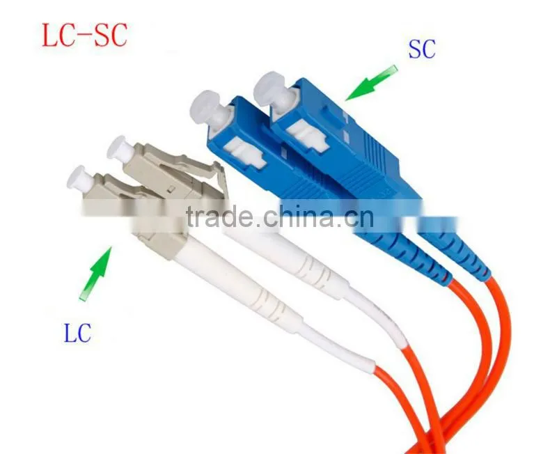 1m,3m,5m,SC/PC-LC/APC 0.9mm SX SM indoor/outdoor PVC&LSZH fiber optical patch cord (jumpers)for communication network equipement