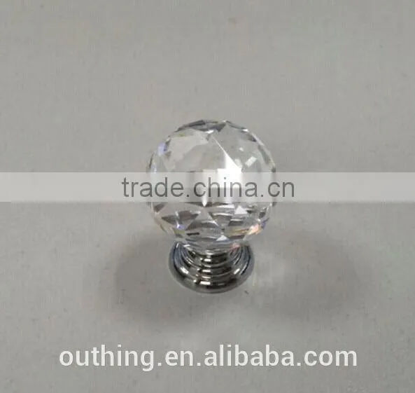 Luxury design crystal kitchen handles knobs