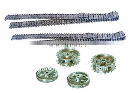 Tank parts-metal track/driving wheel /idler wheel set for 1/16 Panzer III tank