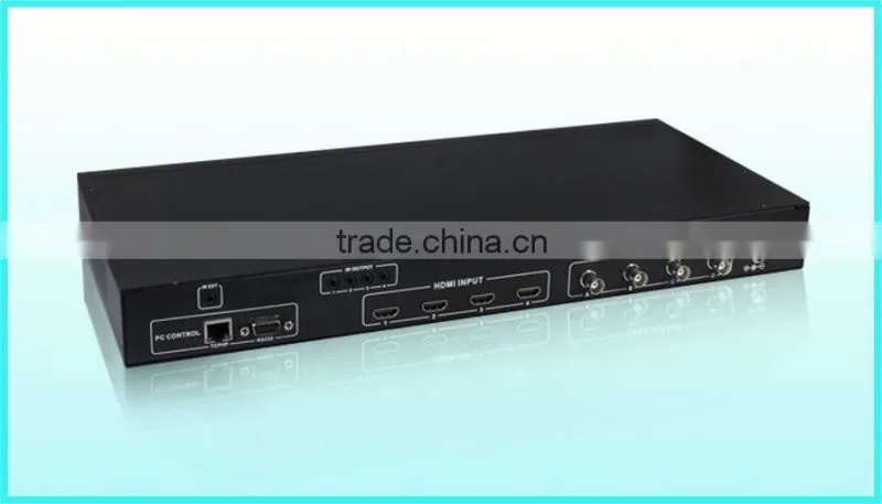 HDMI to Coaxial Matrix Switcher 4by4with IR , RS-232 , TCP/TP, high quality
