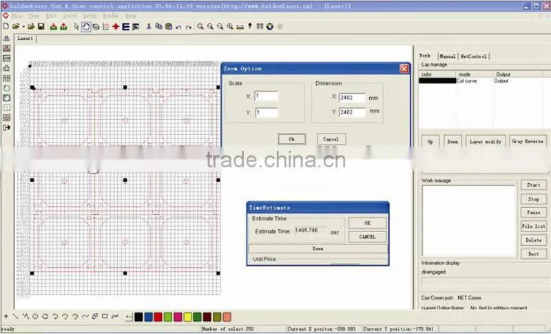Filtration Cloth Laser Cutting Machine for Mesh Fabric