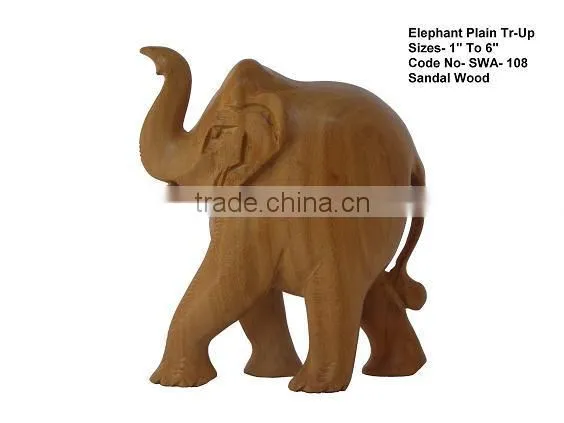 sandalwood elephant,carved indian elephant,sandalwood hathi