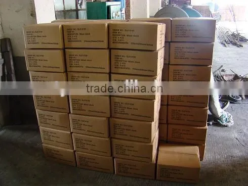 PU wheel chock for 120 tons vehicle 9KG Chock block