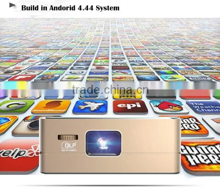 4 Core Cpu Build in Speakers Dlp Link 3d Home Theater 4K full hd 3d led projector