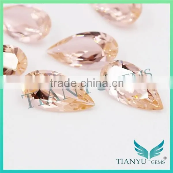 China Wholesale Gems for Jewelry Processing Synthetic #777 Long Pear cut Nano Sital Gemstone Price