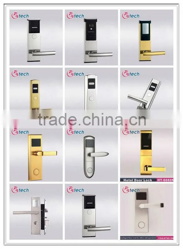 Hotel door locks with cards with RF smart card