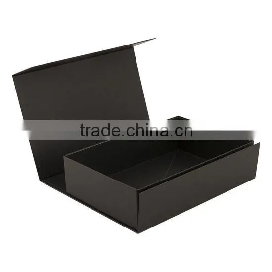 Custom Handmade Black Foldable Box /Rigid Magnetic Box