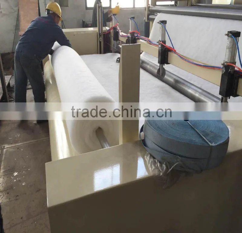 Nonwoven hard wadding and glue free wadding production line