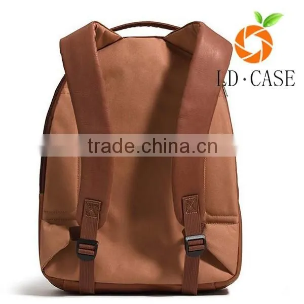 high quality custom leather backpack/2016 new design backpack/promotional backpack leather