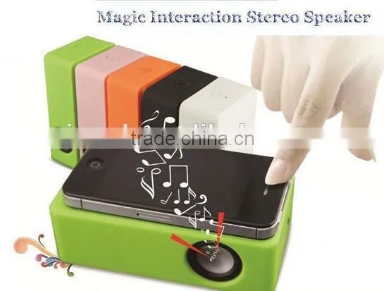 portable mini amplifier touch play speaker for iphone and laptop
