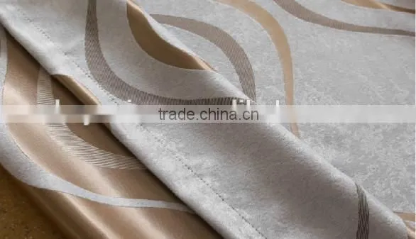 100% Poly sun-shading jacquard blackout fabric flame Retardant blackout fabric for living room