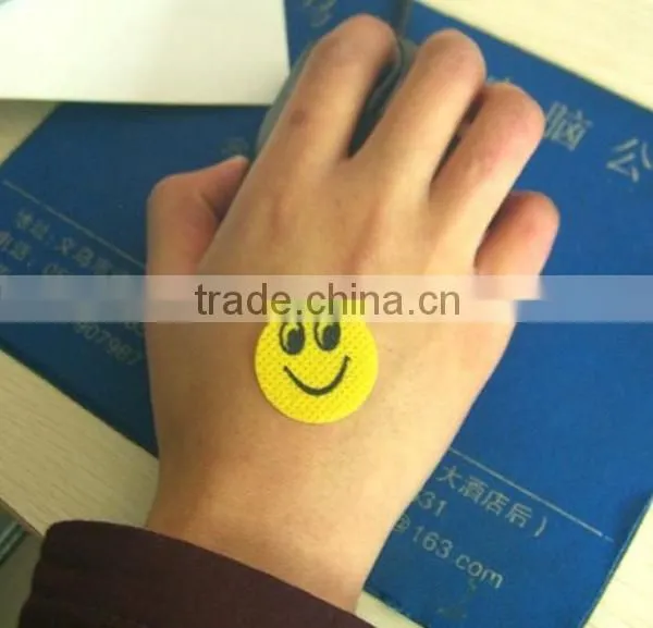Pure plant anti mosquito patch with customized patterns