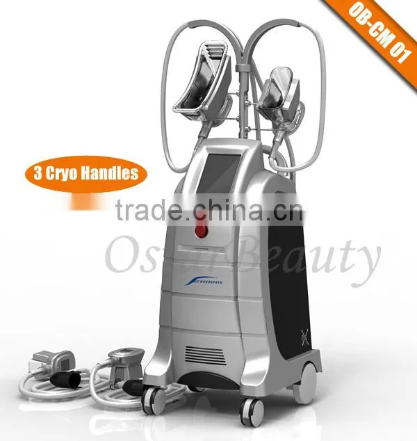 (3/4 cryo handles) v-shape fat freezing burn fat slimming equipment