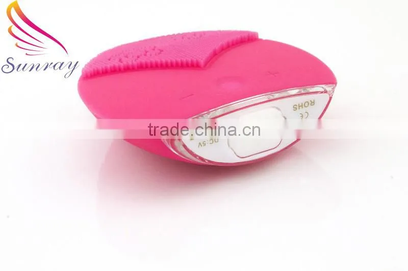 Quality face washing cleaner/cleaning facial brush/beauty tool silicone facial