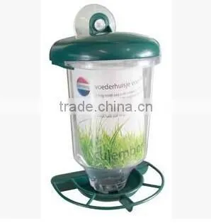 Wholesale Details about HANGING BIRD FEEDER outdoor plastic round house patio deck seed container food