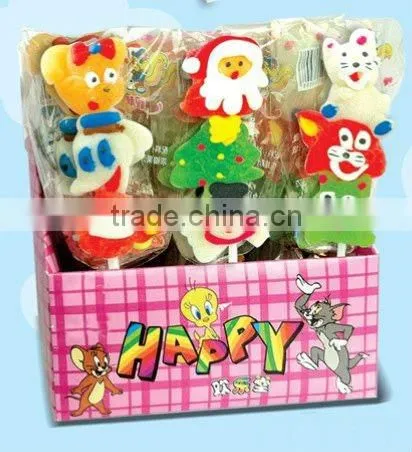 Sheep jelly lollipop gummy lollipops