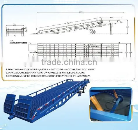 Haylite Mobile Container load ramp on sale 2015 new style