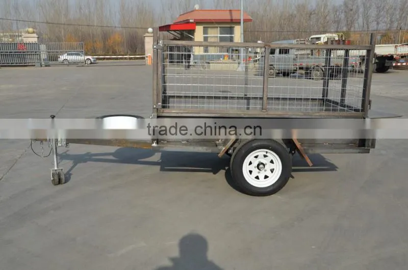 Heavy Duty Galvanized Tandem Hydraulic Tipper Box Trailers