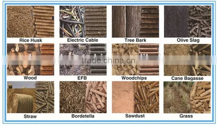 Good performance tree branch waste wood stalks pellet mill machine