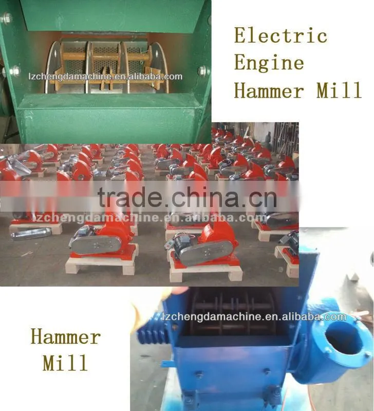 CF198A 7.5HP driven by diesel engine corn hammer mill in stock