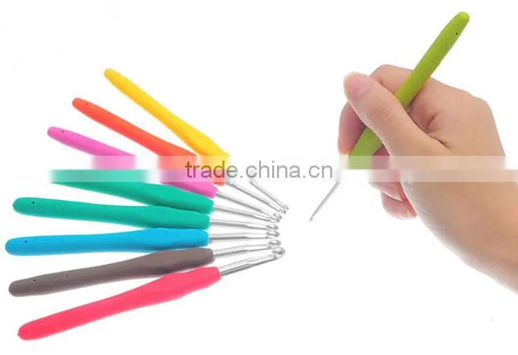 New arrival 11 Knitting Needle Crochet Hook/Soft Handle Crochet Hook Set