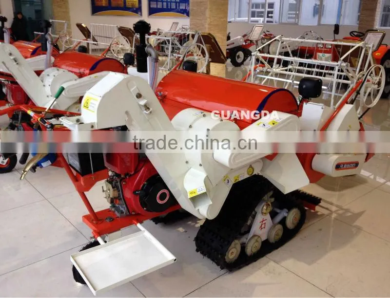 10hp mini wheat combine harvester