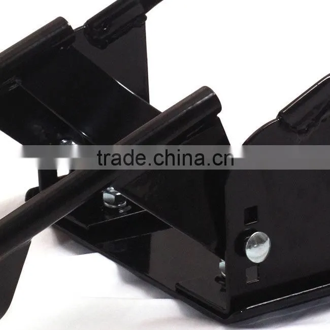 Steel Wheel Chock Holder Fit for 15"-19' Motorcycle Wheels 1500lbs Wheel Stopper SMI3115