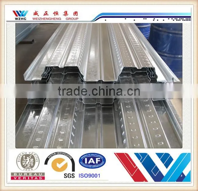 Support loading construction materials floor decking steel sheets composite floor decking sheets,steel floor decking sheet