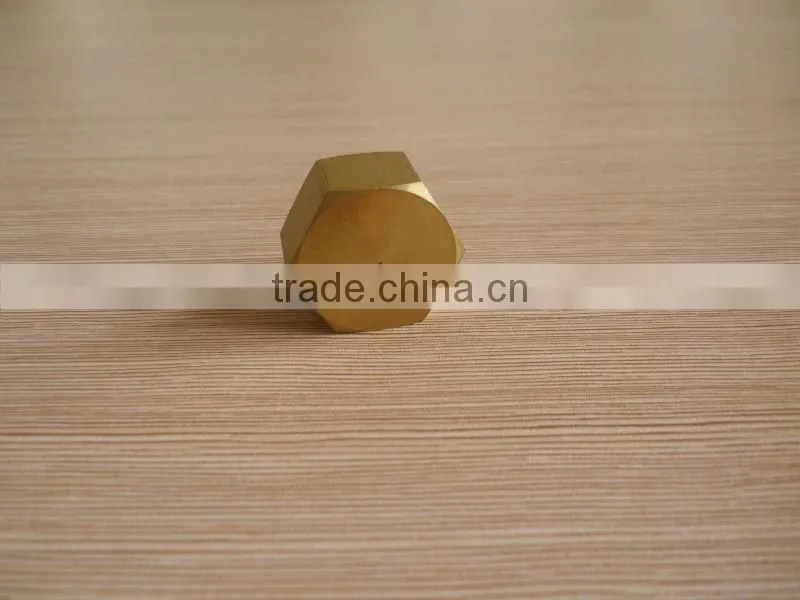 npt bsp cylindrical brass fitting ,brass nut with male thread