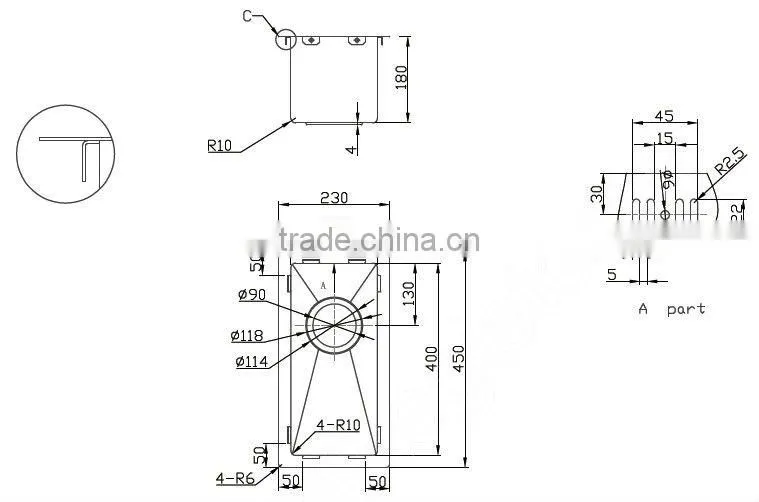 On-time delivery factory supply kitchen sink