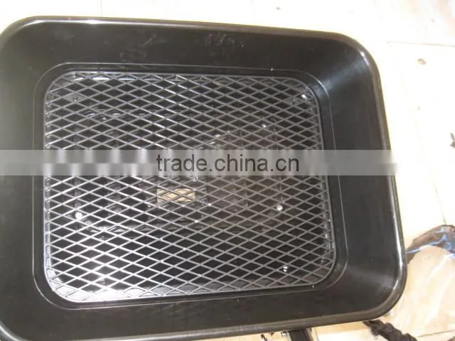 80LB walk behind fertilizer salt spreader