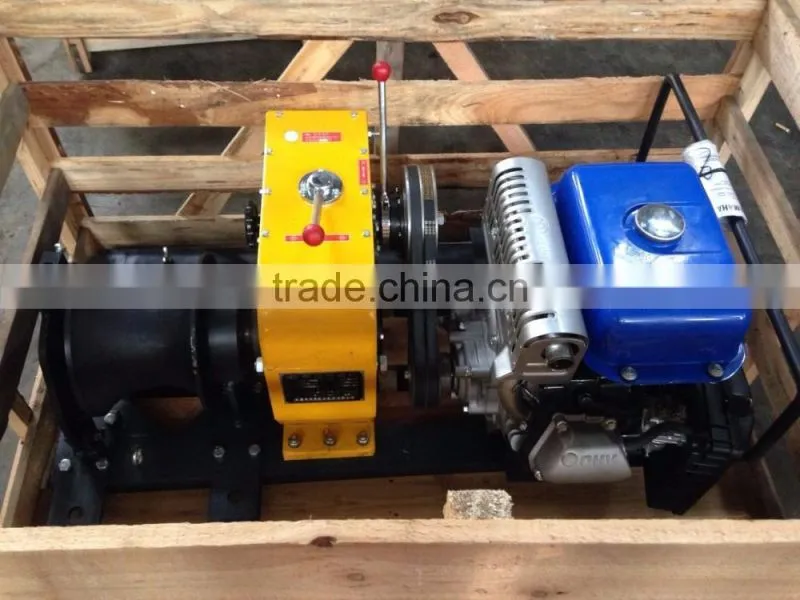 8 Ton YAMAHA gasoline/petrol powered winch for pulling or lifting