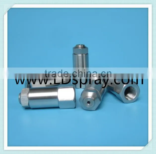 No need compressed air LN-N-D Integral strainer finely atomized hollow cone spray nozzle