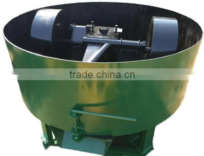 High performance wheel roller mixer for mixing charcoal powder