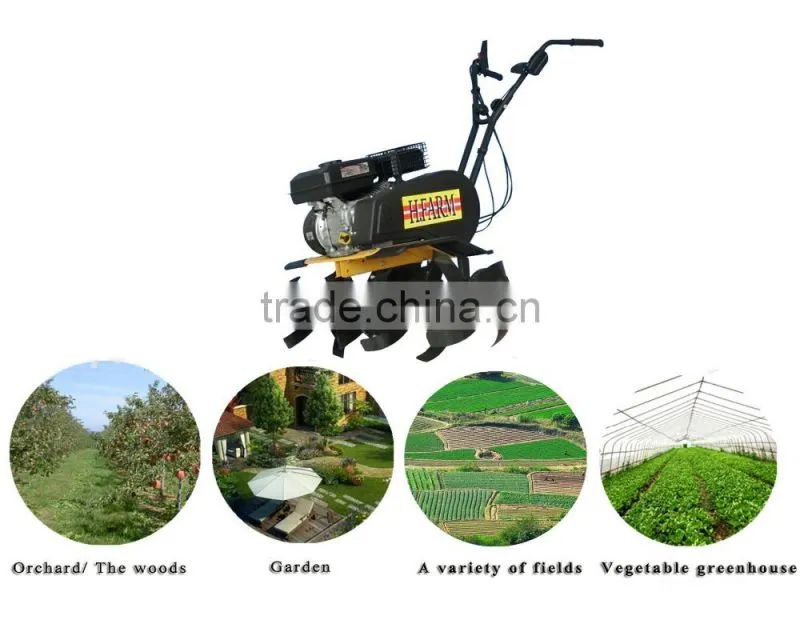 Economic 6.5HP 4stroke walking tractor/mini/rotory tiller for farm and garden L03-532D
