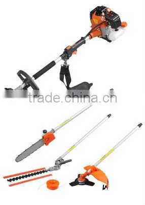 4 in 1 gasoline petrol Multi-functional cutter 43 CC pole pruner pole saw pole trimmer