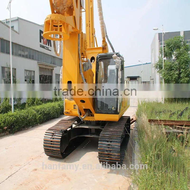 HF128A hydraulic rotary drilling rig max piling depth 56m piling diameter 600-1600mm engineer oversea service ok