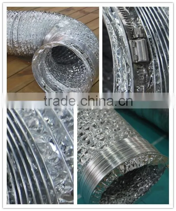 Flexible Air Ducting/Aluminum Foil Flexible Duct/Container Ventilated Duct