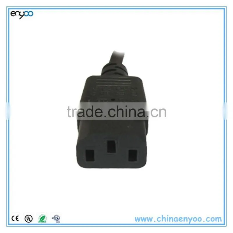 CPU/PDU C13 to C14 Power Cord - Black Cable