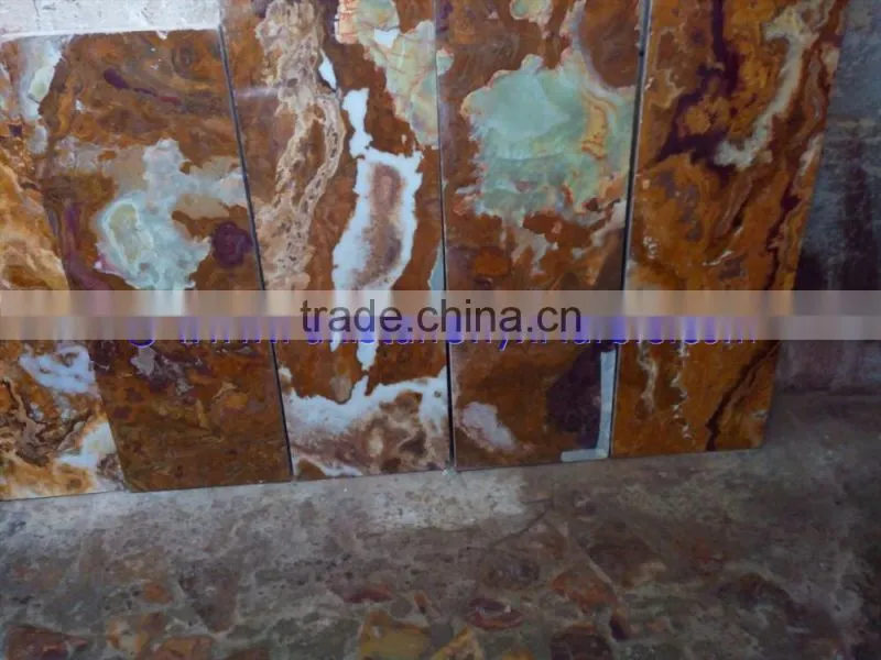 2017 Modern high quality RED ONYX TABLE TOPS COLLECTION