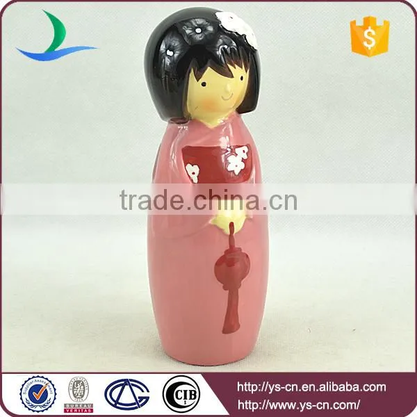 Japanese stylish toy lassock decoration, red beautiful girl