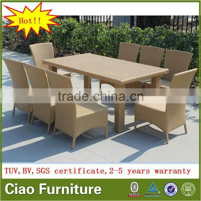 Outdoor pool side UV resistance rattan chaise lounge chair