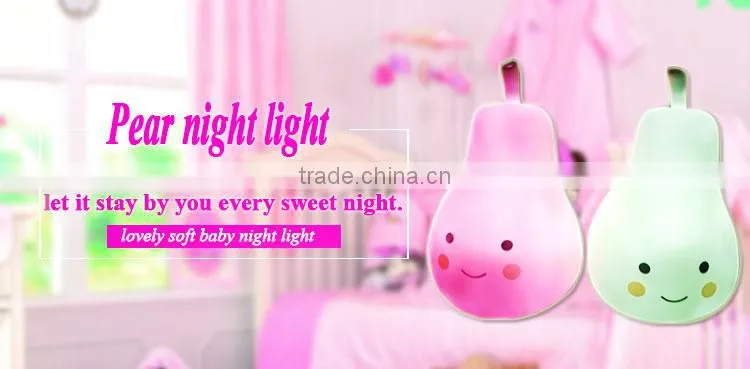 fruit series pear shaped unique fancy led light night