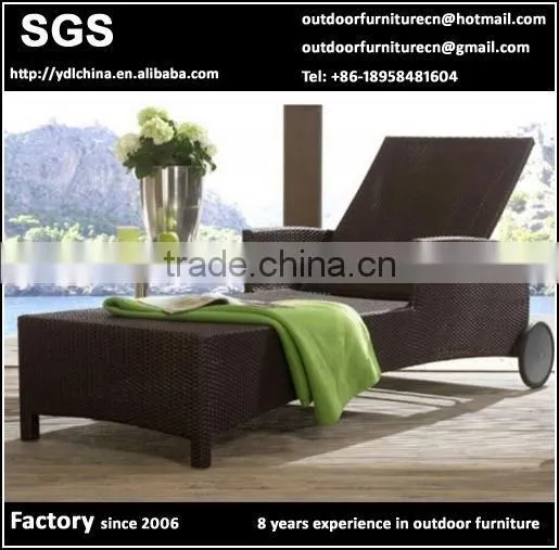 SGS HDPE rattan wicker garden chair