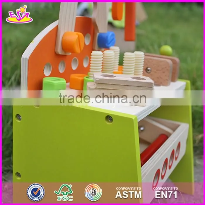 2017 New products preschool toy wooden kids tool bench W03D030