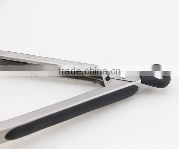 Kitchen Tongs and Stainless Steel Silicone Cooking Utensils Set of 2, Commercial Grade