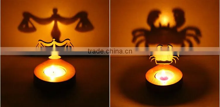 Continental Home Decoration Candlestick fashion candle holder wood