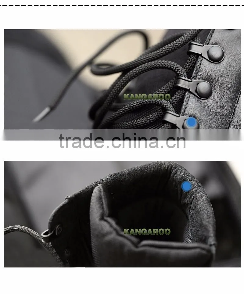 Black Military Combat Mountaineering Boots